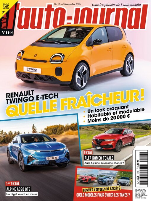 Title details for L'auto Journal by Editions Mondadori Axel Springer (EMAS) - Available